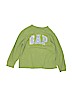 Gap Kids 100% Cotton Green Long Sleeve T-Shirt Size 8 - photo 1