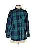 Old Navy 100% Cotton Teal Long Sleeve Button-Down Shirt Size L (petite) - photo 1