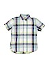 Gap Kids 100% Cotton Green Short Sleeve Button-Down Shirt Size 8 - photo 1