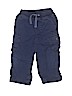 Hanna Andersson 100% Cotton Solid Blue Cargo Pants Size 90 cm / US 12-24 MO - photo 1