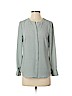 Talbots 100% Polyester Green Long Sleeve Blouse Size P (petite) - photo 1