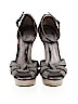Pelle Moda Silver Heels Size 7 - photo 2