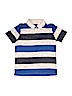 Arizona Jean Company Stripes Blue Short Sleeve Polo Size 14 - 16 Husky - photo 1