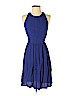 Rebecca Taylor 100% Viscose Blue Casual Dress Size 2 - photo 1