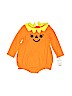 Cat & Jack Orange Long Sleeve Onesie 12-18 MO / 18 MO - photo 1