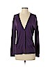 BCBGMAXAZRIA Purple Silk Cardigan Size M - photo 1
