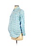 Gap - Maternity 100% Rayon Blue Long Sleeve Blouse Size XS - photo 1
