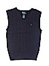 Polo by Ralph Lauren 100% Cotton Blue Sweater Vest Size 5 - photo 1