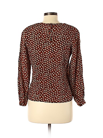 Evan Picone Long Sleeve Silk Top (view 2)