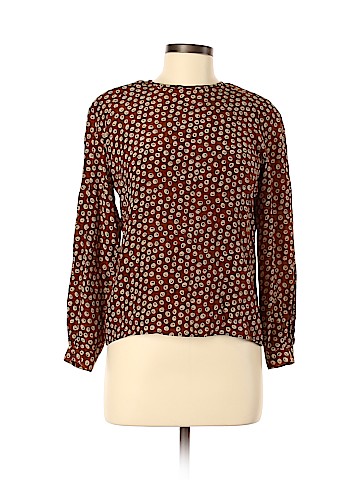 Evan Picone Long Sleeve Silk Top (view 1)