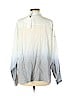 Elizabeth and James 100% Cotton Blue Long Sleeve Button-Down Shirt Size XS - photo 2