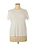 Talbots 100% Cotton White Short Sleeve T-Shirt Size 1X - photo 1