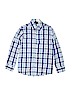 TFW Plaid Blue Long Sleeve Button-Down Shirt Size 8 - photo 1