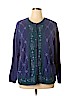 Koret Purple Cashmere Cardigan Size 1X - photo 1