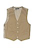 Assorted Brands 100% Cotton Tan Tuxedo Vest Size 8 - photo 1