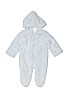 Angel Dear 100% Polyester Blue One Piece Snowsuit Size 0-3 mo - photo 1