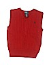 Polo by Ralph Lauren 100% Cotton Red Sweater Vest Size 6 - photo 1