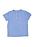 Crewcuts 100% Cotton Blue Short Sleeve Henley 0-3 MO / 3 MO - photo 1