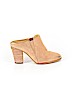 MICHAEL Michael Kors 100% Leather Tan Mule/Clog Size 8 - photo 1