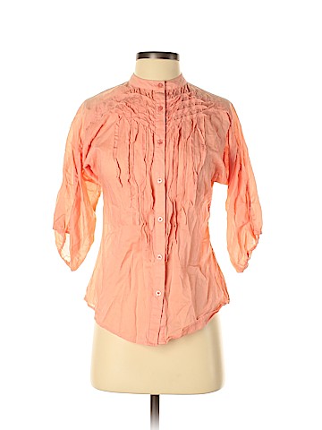 Calvin Klein 3/4 Sleeve Button-Down Shirt (view 1)