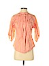 Calvin Klein Pink 3/4 Sleeve Button-Down Shirt Size S (petite) - photo 1