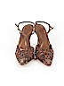Valerie Stevens 100% Leather Brown Heels Size 7 1/2 - photo 2