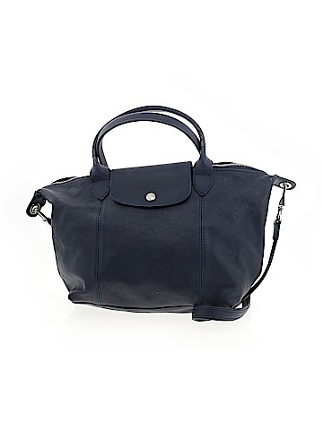 Longchamp Leather Satchel (view 1)