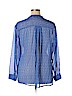 a.n.a. A New Approach 100% Polyester Blue Long Sleeve Blouse Size 1X - photo 2