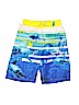 Assorted Brands 100% Polyester Blue Board Shorts Size 10 - 12 - photo 1