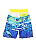 Assorted Brands 100% Polyester Blue Board Shorts Size 10 - 12 - photo 2
