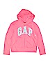 Gap Kids Solid Pink Zip Up Hoodie Size 14 - 16 - photo 1