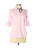 Tommy Hilfiger 100% Cotton Pink 3/4 Sleeve Button-Down Shirt Size S (petite) - photo 1