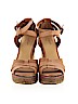 Zodiaco 100% Leather Tan Wedges Size 7 1/2 - photo 2
