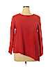 Lilla P Red Long Sleeve Blouse Size XL - photo 1
