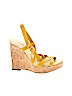KORS Michael Kors Yellow Wedges Size 7 - photo 1