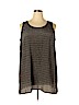 Eileen Fisher 100% Silk Black Sleeveless Silk Top Size 2X - photo 1