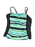 Free Country Green Swimsuit Top Size 2X - photo 1