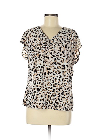 Calvin Klein Short Sleeve Blouse (view 1)