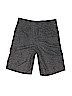 Vans 100% Polyester Solid Gray Cargo Shorts Size 14 - photo 2