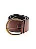 Express 100% Leather Solid Brown Leather Belt Size S - photo 1