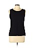 Talbots 100% Cotton Black Sleeveless Top Size M (petite) - photo 1