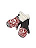 Unbranded 100% Acrylic Solid Red Mittens One size - photo 1