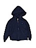 Polo by Ralph Lauren Solid Blue Zip Up Hoodie Size 5 - photo 1