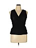 Josephine Chaus 100% Nylon Black Sleeveless Top Size XL - photo 1