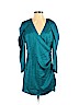 Max Mara 100% Silk Blue Casual Dress Size 6 - photo 1