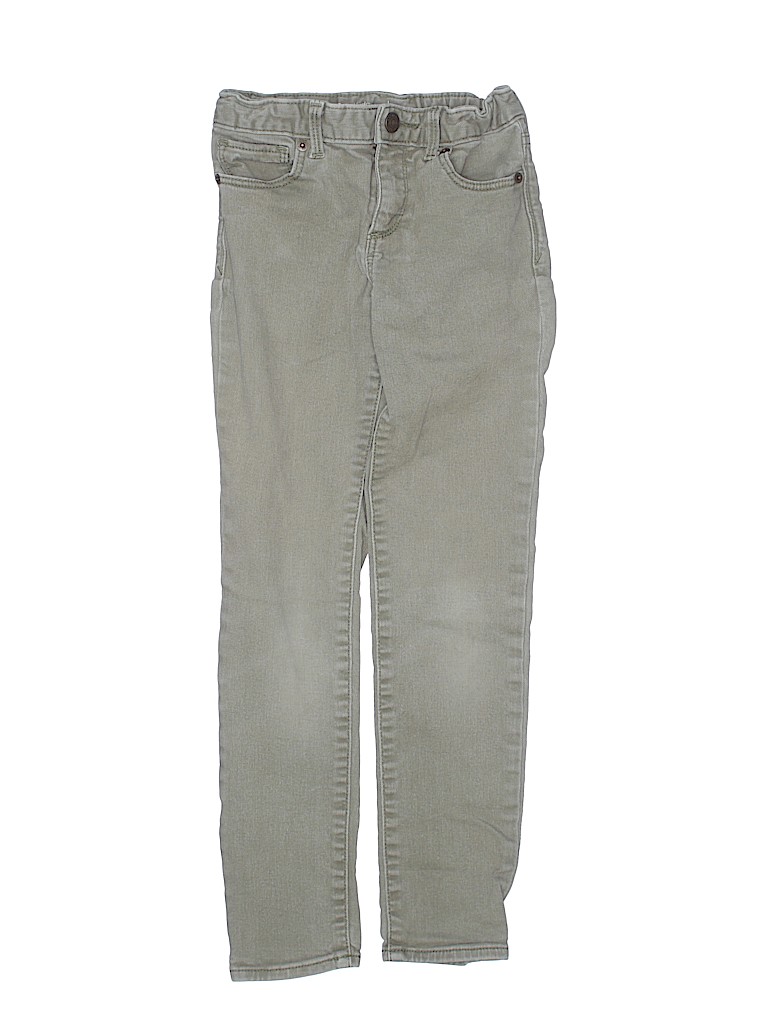 Gap Kids Solid Green Jeans Size 8 - photo 1