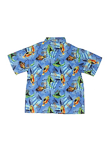 Hang Ten Gold Short Sleeve Button-Down Shirt (view 2)