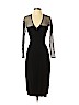 Diane von Furstenberg Black Casual Dress Size P (petite) - photo 1
