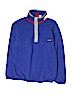 Patagonia 100% Polyester Blue Fleece Jacket Size 14 - photo 1