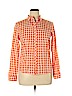L.L.Bean 100% Cotton Orange Long Sleeve Button-Down Shirt Size 14 - photo 1